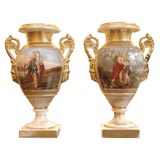 Pair of Paris Porcelain Vases